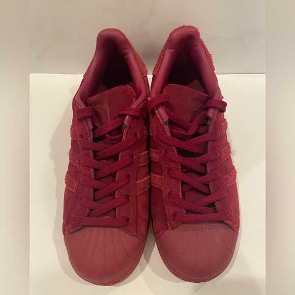 Adidas Superstar Unisex Maroon Youth Size 5 - Picture 2 of 6